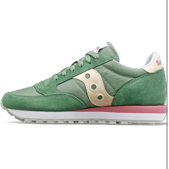 EUC Saucony Women's Green Jazz Sneakers Size 8 - Picture 5 of 11